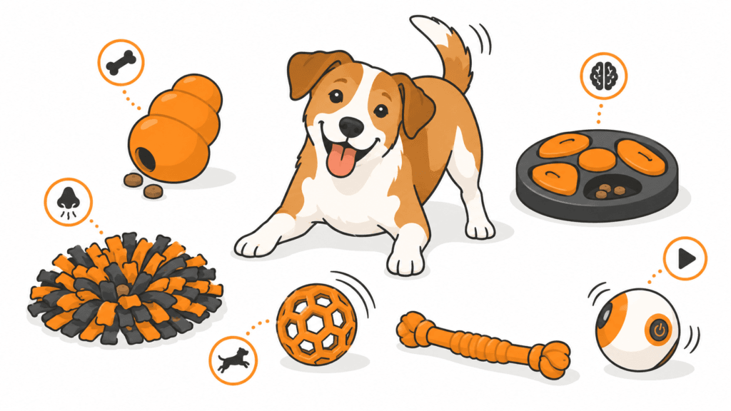 Beste Hundespielzeuge für Kauen, Denken, Schnüffeln und Apportieren im Vergleich