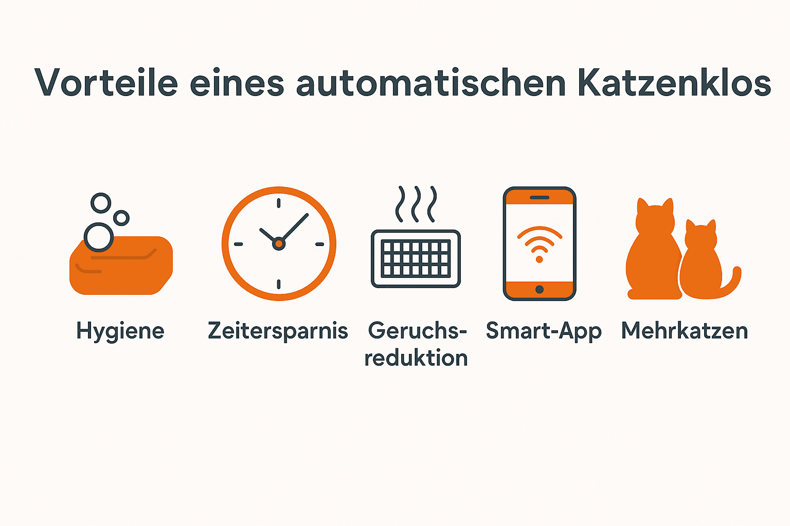 ChatGPT Image 2. Sept. 2025, 04_23_05 infografik vorteile automatisches katzenklo hygiene zeitersparnis