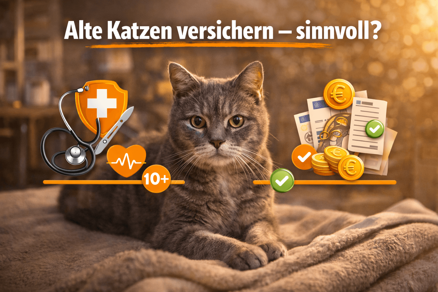 Ist es sinnvoll eine alte Katze zu versichern?