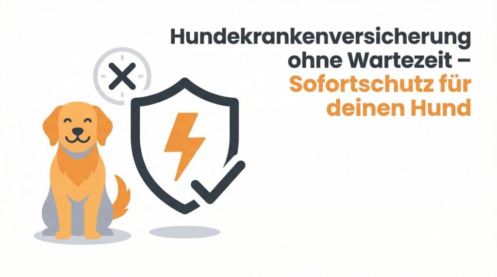 Hundekrankenversicherung ohne Wartezeit – Sofortschutz für Hunde