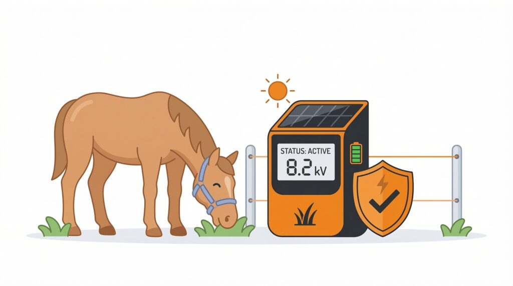 Weidezaungerät Pferd Solar