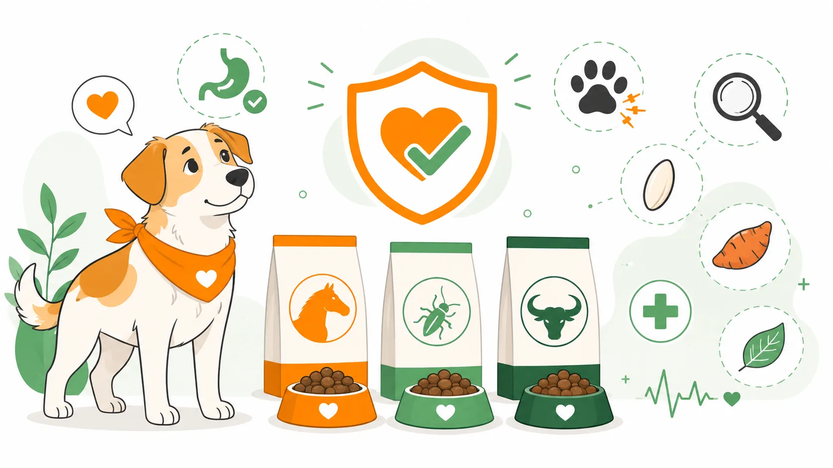Exotenprotein Hundefutter Vergleich mit Pferd Insekt und Wasserbüffel