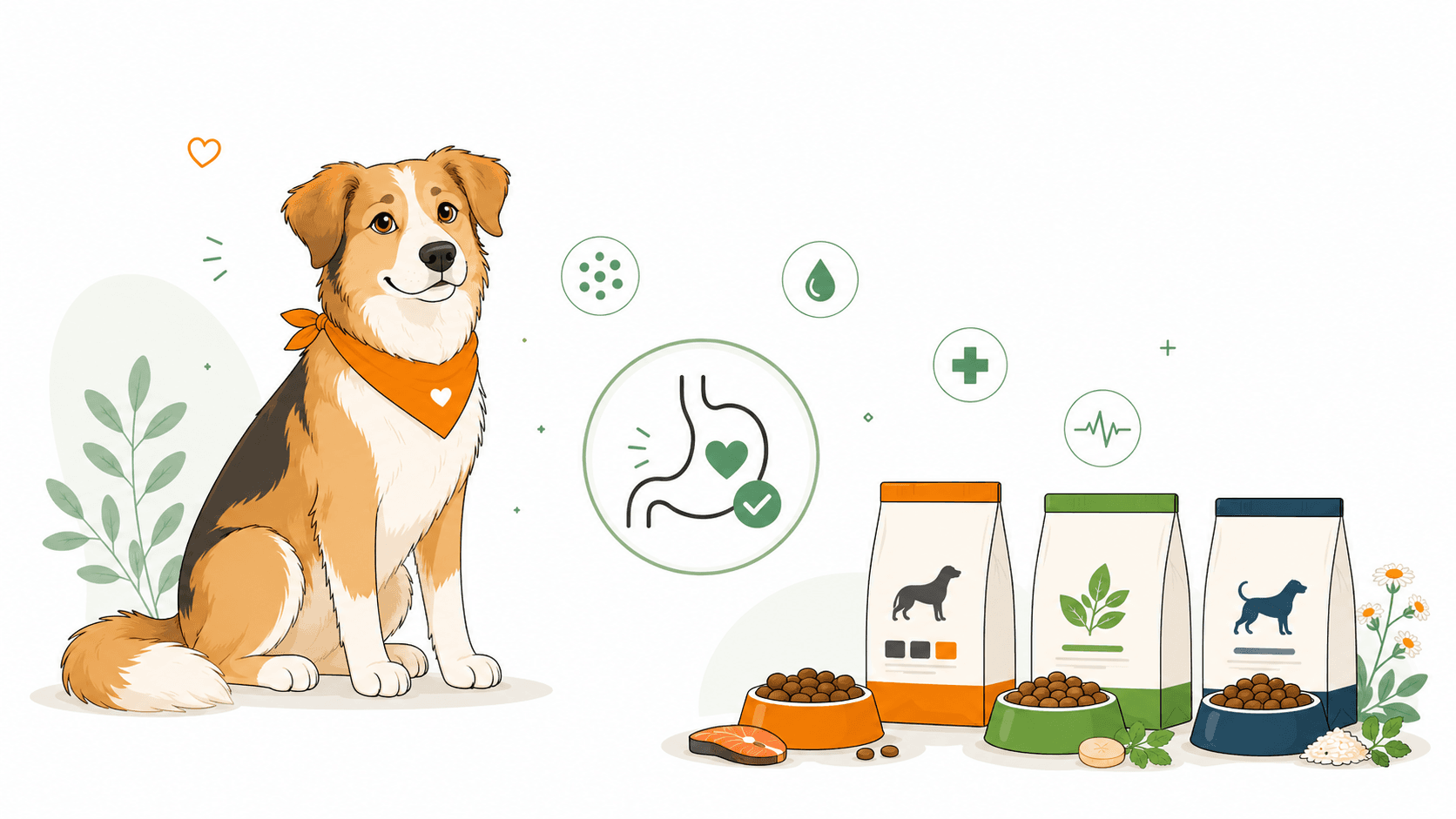 Hundefutter bei Magen-Darm-Problemen im Vergleich von Purina mera und bosch