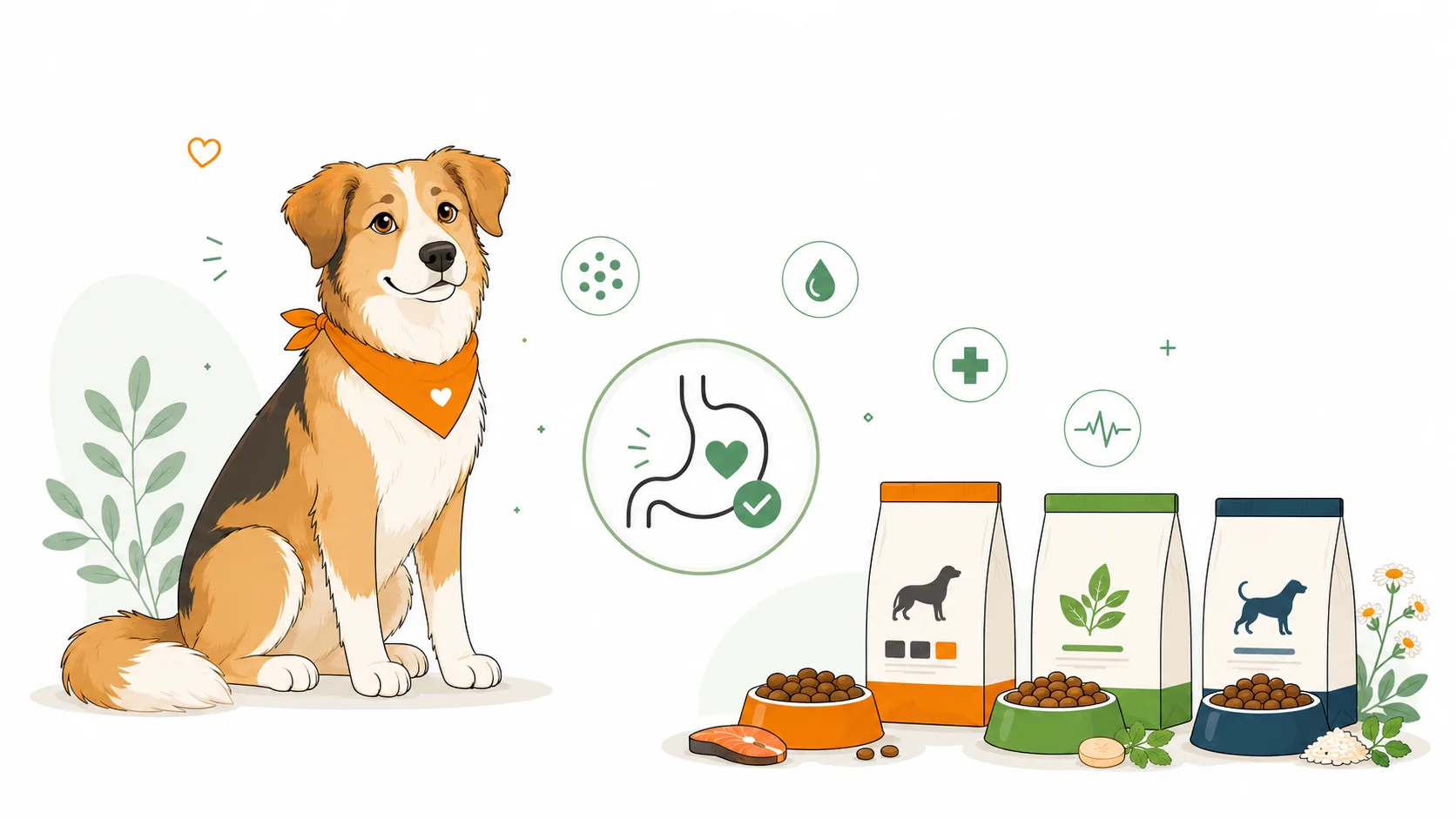 Hundefutter bei Magen-Darm-Problemen im Vergleich von Purina mera und bosch