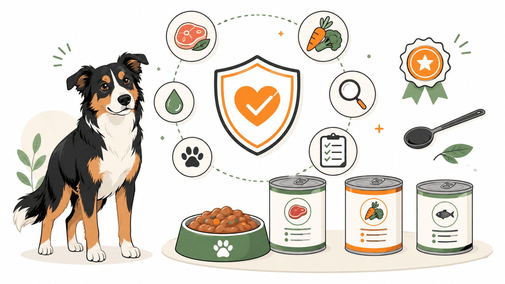 Nassfutter in Lebensmittelqualität für Hunde im Vergleich mit Terra Canis und Alternativen