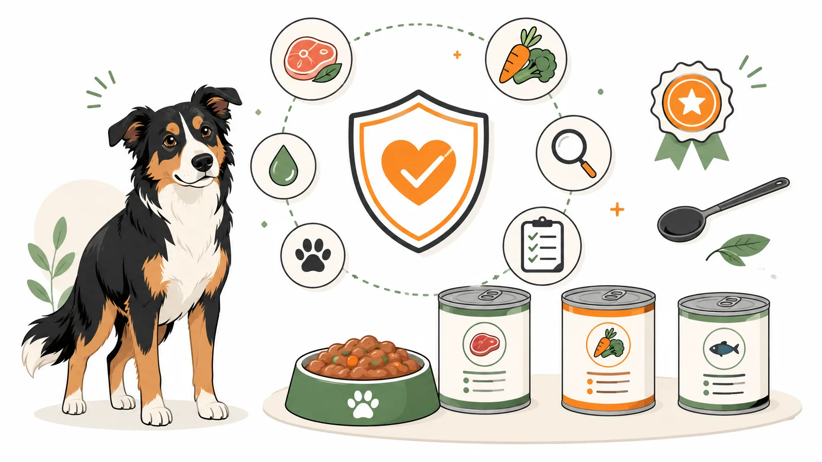 Nassfutter in Lebensmittelqualität für Hunde im Vergleich mit Terra Canis und Alternativen